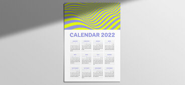 stampa calendario poster 