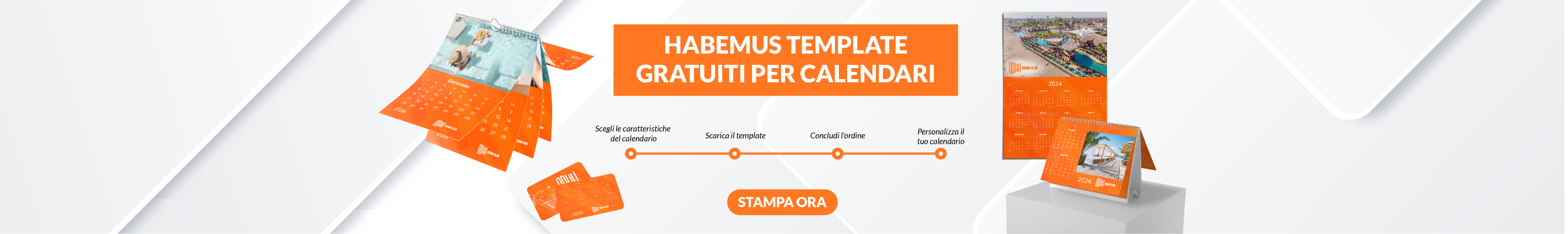 Homepage B - Template calendari